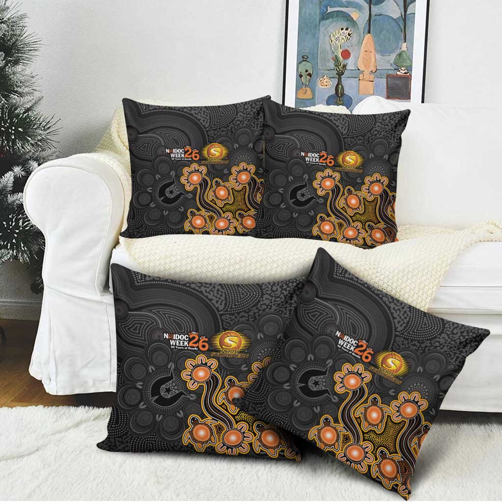 Perth Scorchers NAIDOC Week 2026 Pillow Cover Sea Turtles Aboriginal Art
