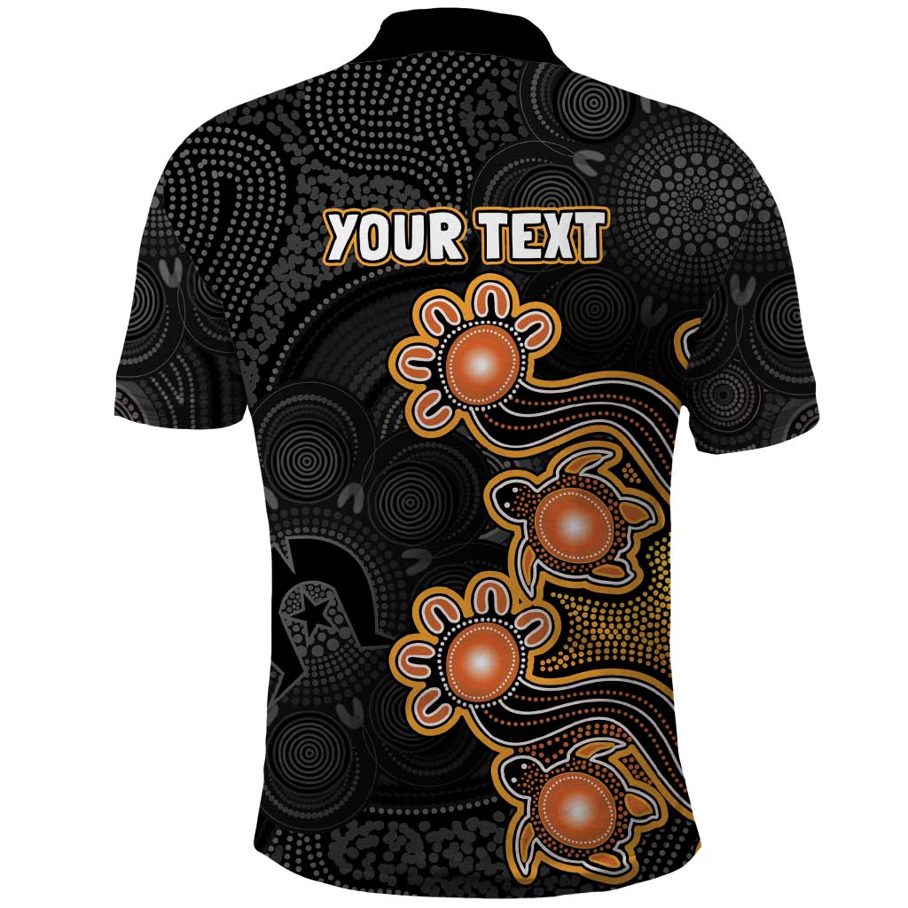Personalised Perth Scorchers NAIDOC Week 2026 Polo Shirt Sea Turtles Aboriginal Art