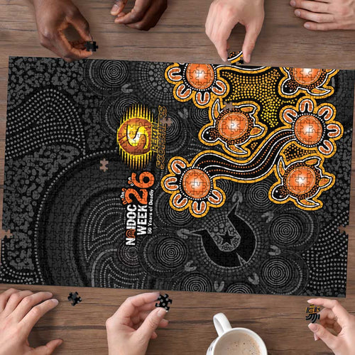 Perth Scorchers NAIDOC Week 2026 Puzzle Sea Turtles Aboriginal Art