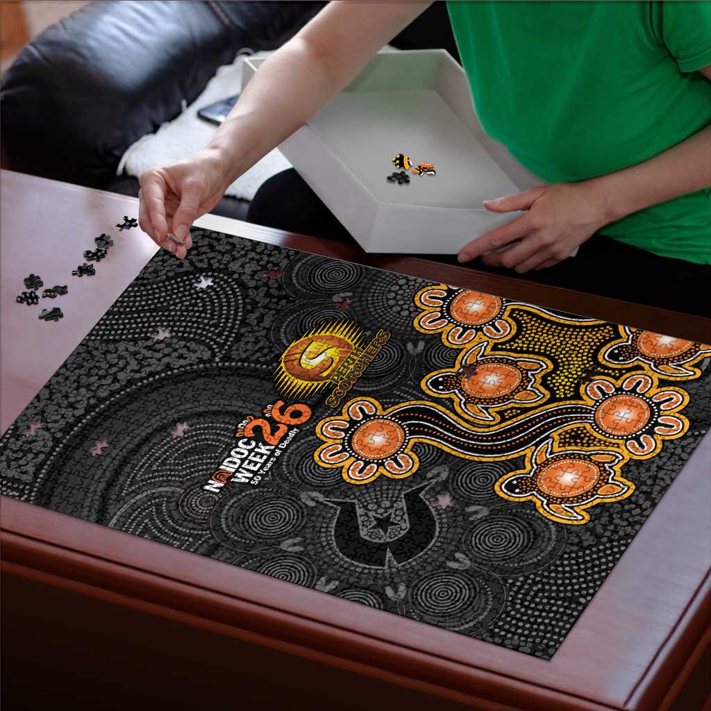 Perth Scorchers NAIDOC Week 2026 Puzzle Sea Turtles Aboriginal Art