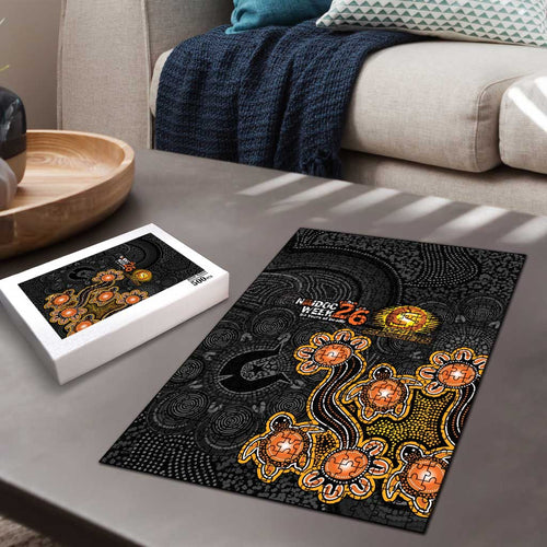 Perth Scorchers NAIDOC Week 2026 Puzzle Sea Turtles Aboriginal Art