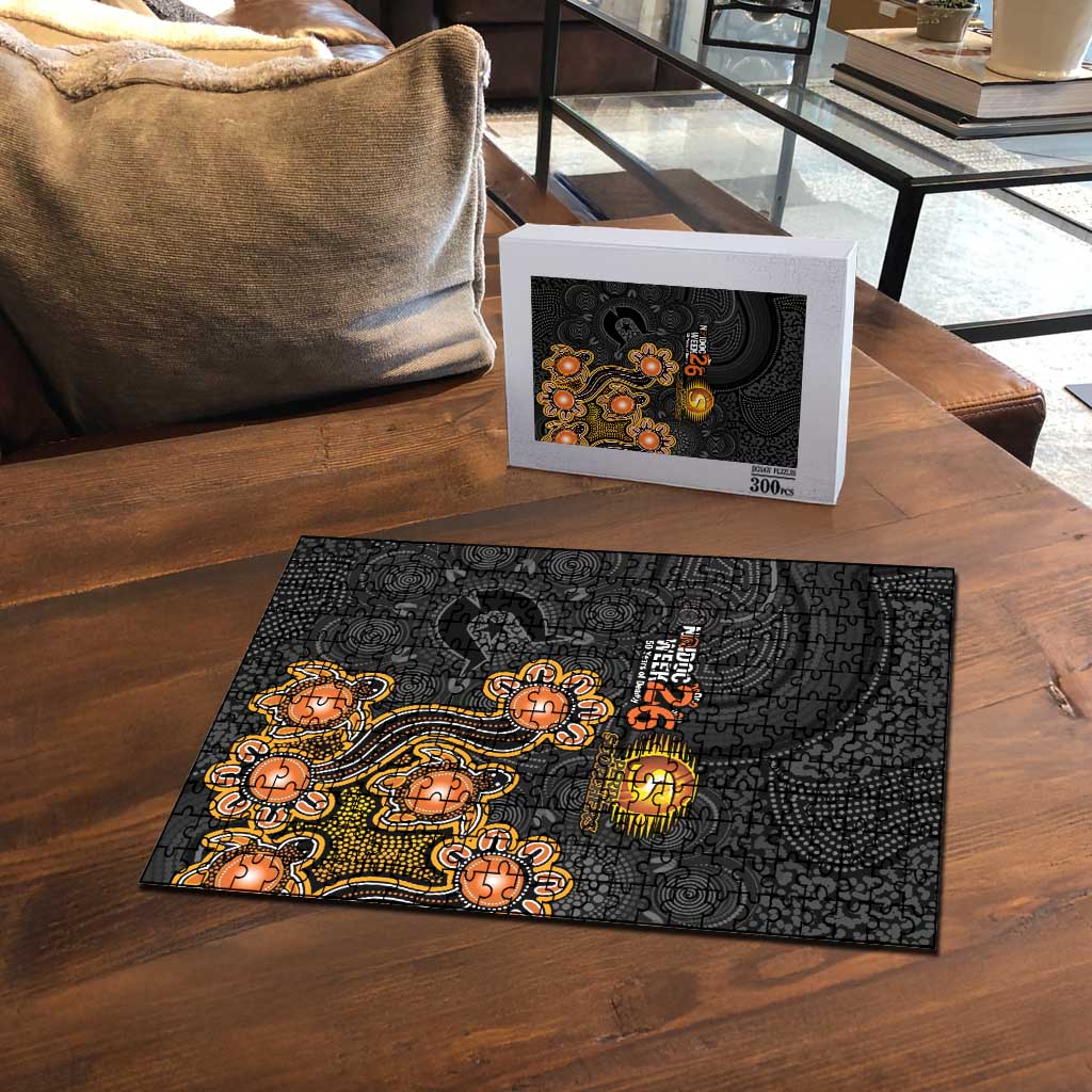 Perth Scorchers NAIDOC Week 2026 Puzzle Sea Turtles Aboriginal Art