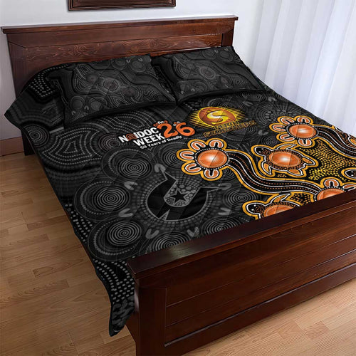 Perth Scorchers NAIDOC Week 2026 Quilt Bed Set Sea Turtles Aboriginal Art