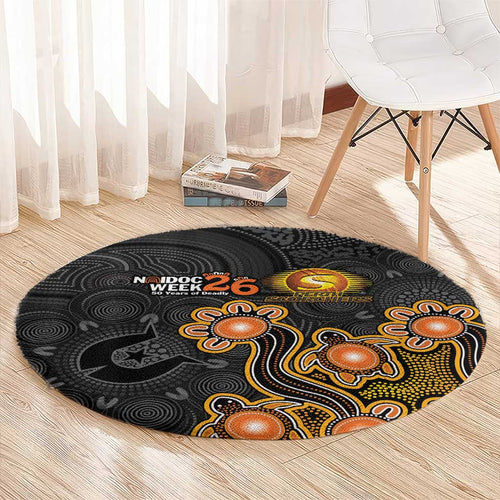 Perth Scorchers NAIDOC Week 2026 Round Carpet Sea Turtles Aboriginal Art