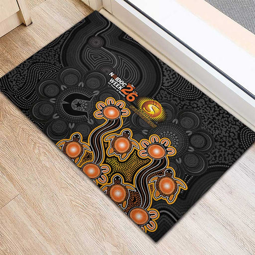 Perth Scorchers NAIDOC Week 2026 Rubber Doormat Sea Turtles Aboriginal Art