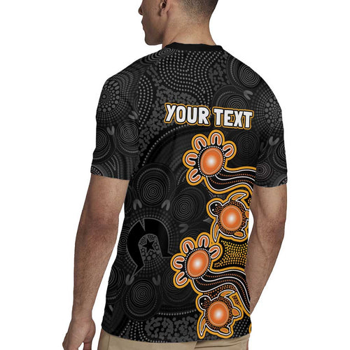 Personalised Perth Scorchers NAIDOC Week 2026 Rugby Jersey Sea Turtles Aboriginal Art