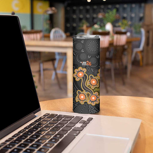 Personalised Perth Scorchers NAIDOC Week 2026 Skinny Tumbler Sea Turtles Aboriginal Art