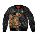 Personalised Perth Scorchers NAIDOC Week 2026 Sleeve Zip Bomber Jacket Sea Turtles Aboriginal Art