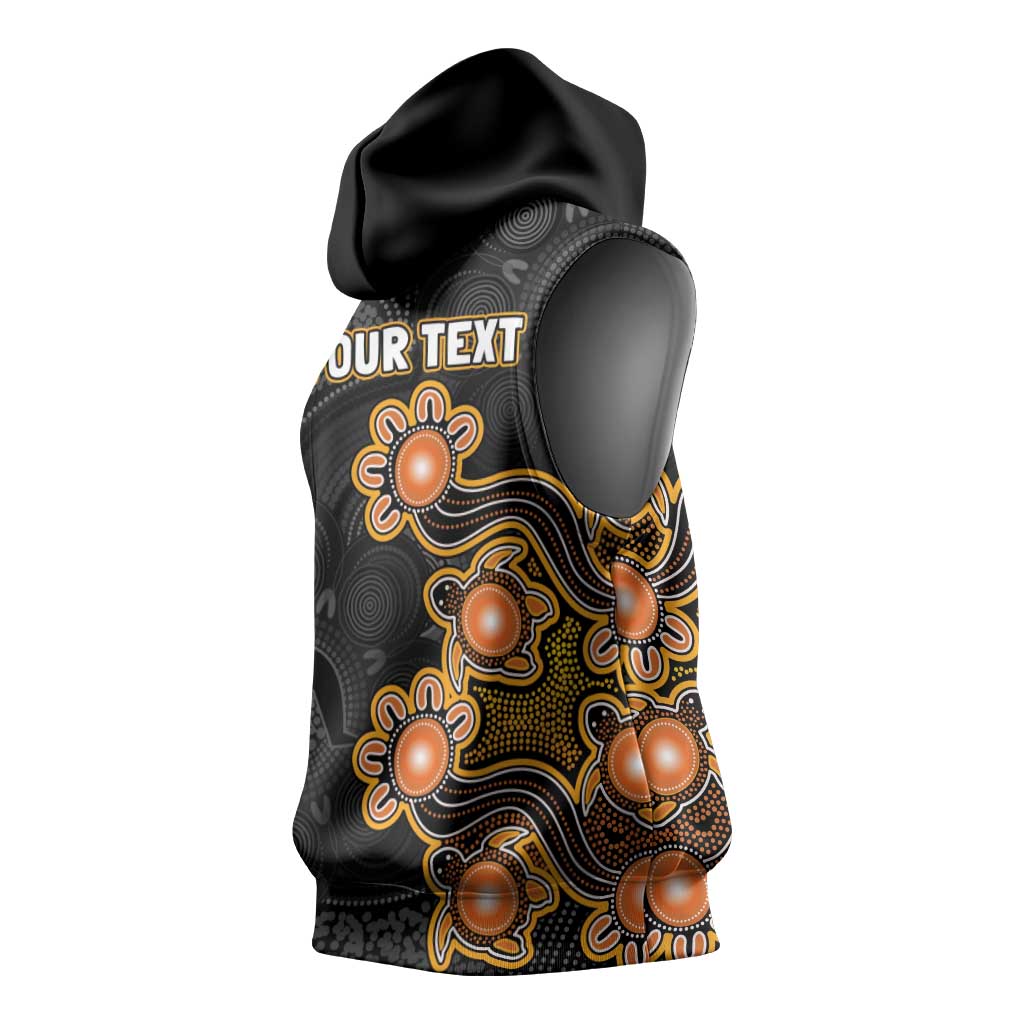 Personalised Perth Scorchers NAIDOC Week 2026 Sleeveless Hoodie Sea Turtles Aboriginal Art