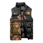 Personalised Perth Scorchers NAIDOC Week 2026 Sleeveless Puffer Jacket Sea Turtles Aboriginal Art