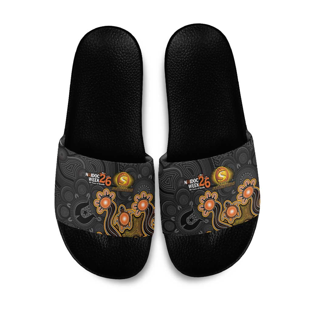 Perth Scorchers NAIDOC Week 2026 Slide Sandals Sea Turtles Aboriginal Art