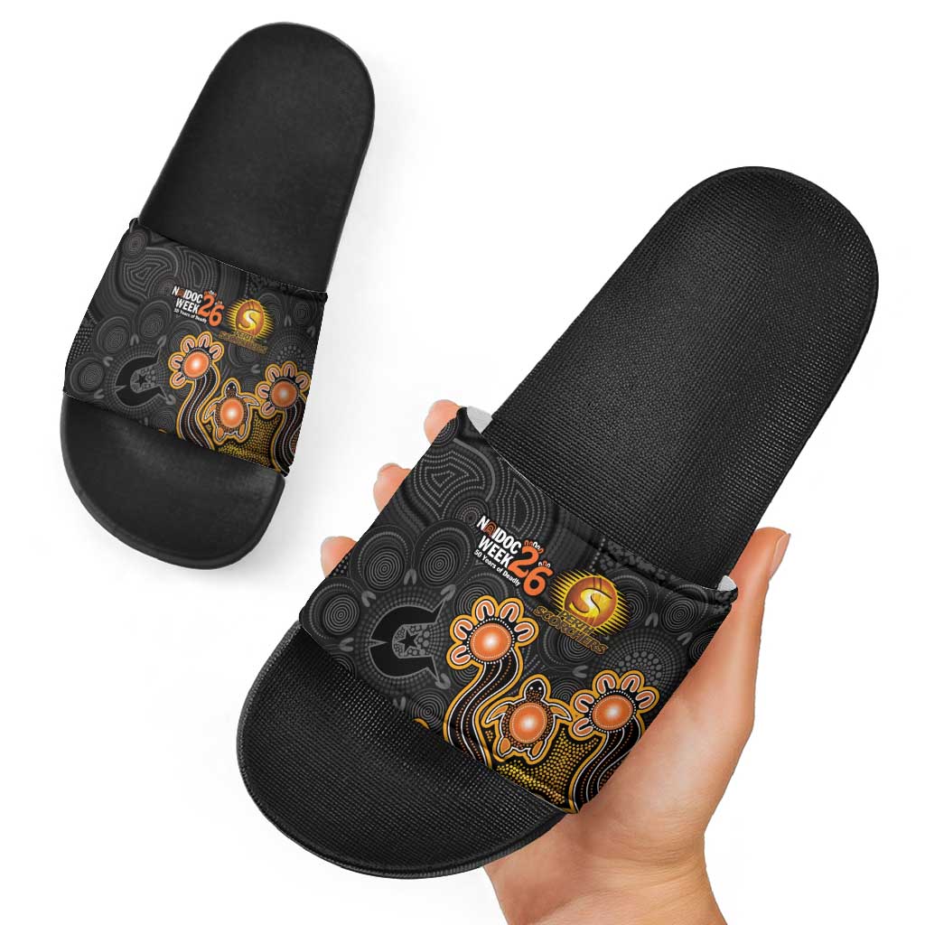 Perth Scorchers NAIDOC Week 2026 Slide Sandals Sea Turtles Aboriginal Art