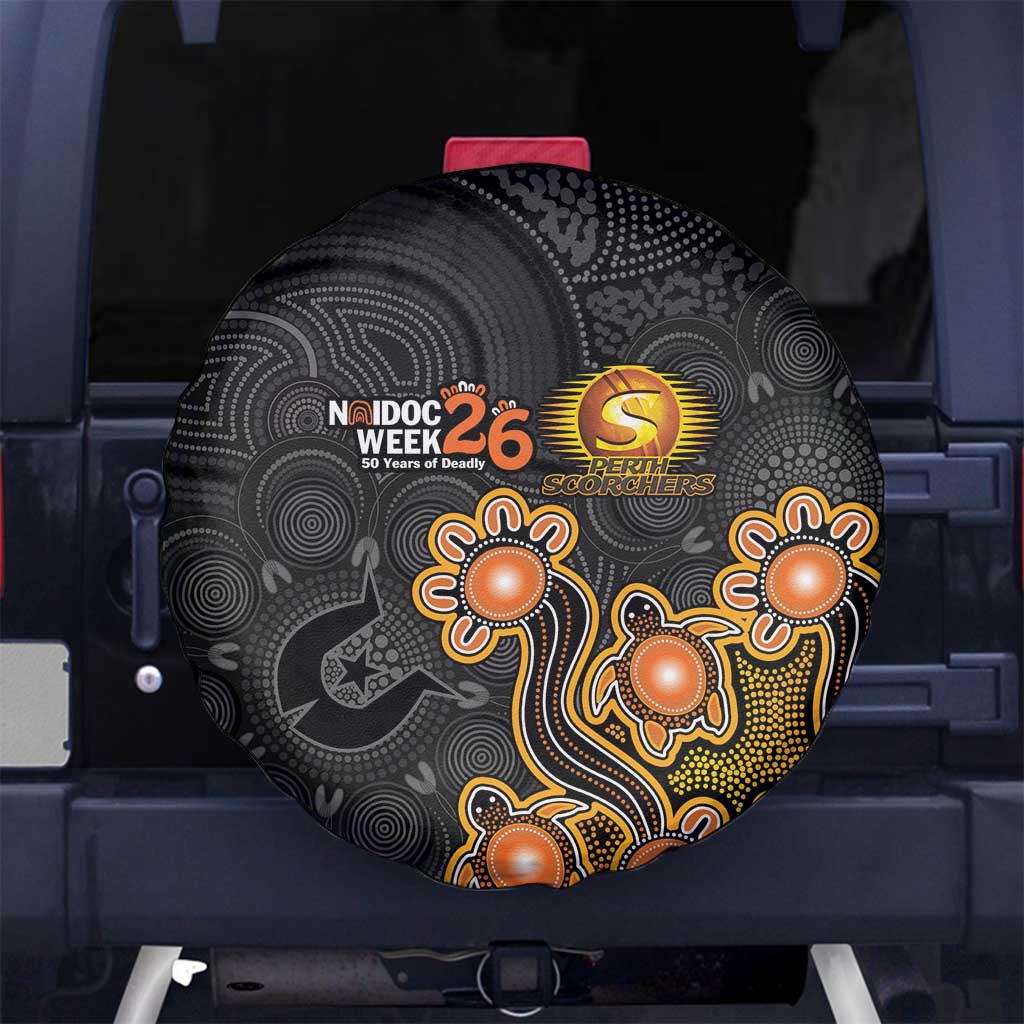 Perth Scorchers NAIDOC Week 2026 Spare Tire Cover Sea Turtles Aboriginal Art