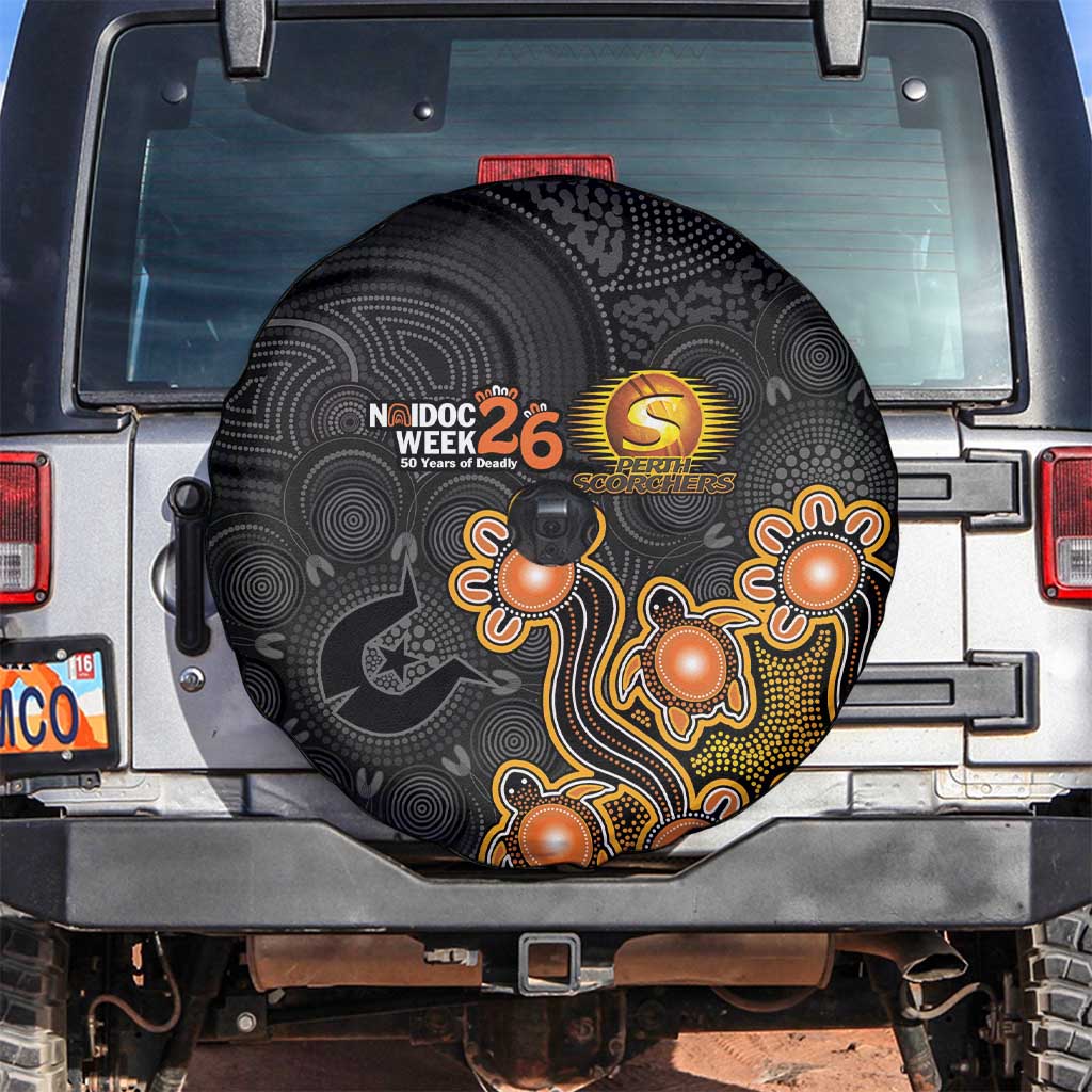 Perth Scorchers NAIDOC Week 2026 Spare Tire Cover Sea Turtles Aboriginal Art