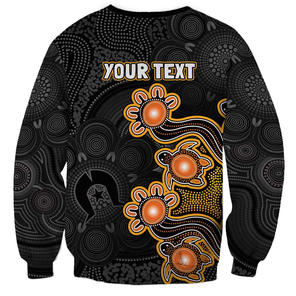 Personalised Perth Scorchers NAIDOC Week 2026 Sweatshirt Sea Turtles Aboriginal Art