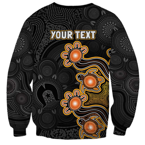 Personalised Perth Scorchers NAIDOC Week 2026 Sweatshirt Sea Turtles Aboriginal Art