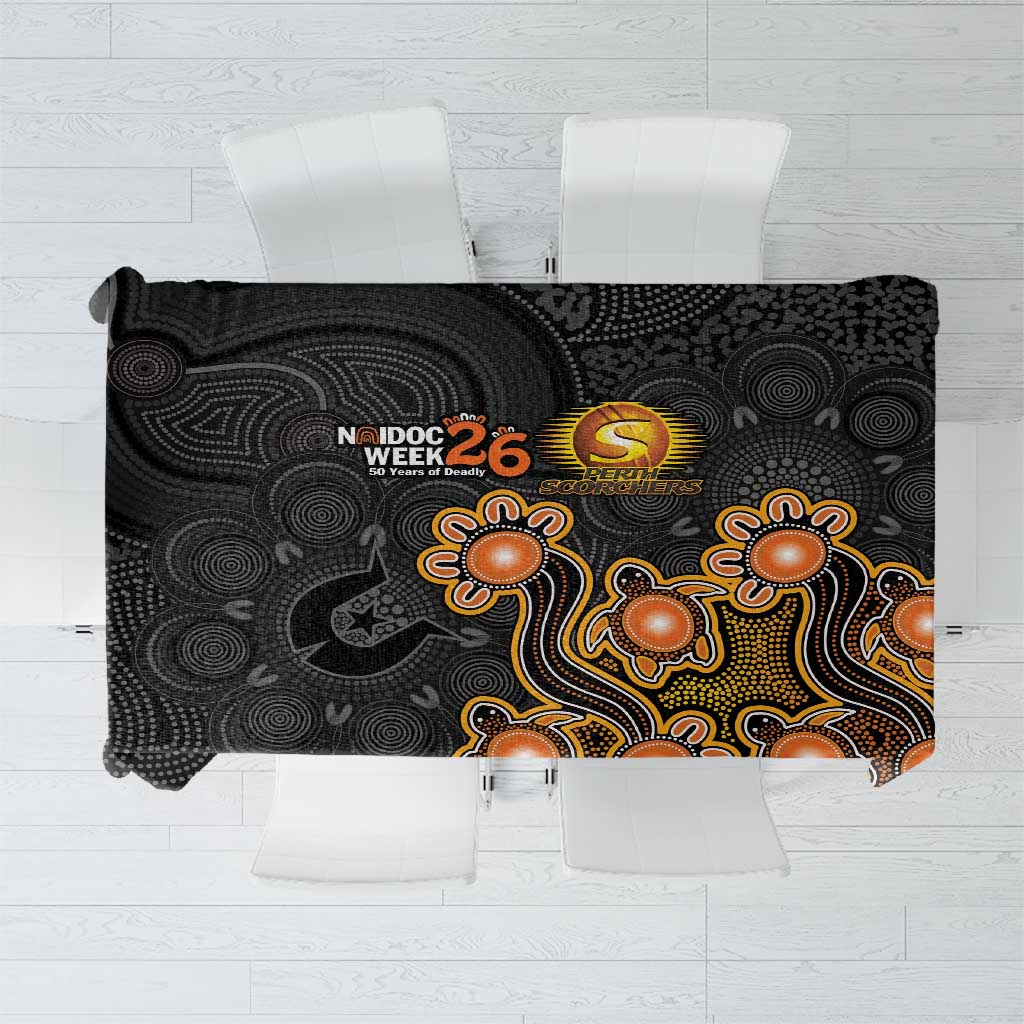 Perth Scorchers NAIDOC Week 2026 Tablecloth Sea Turtles Aboriginal Art