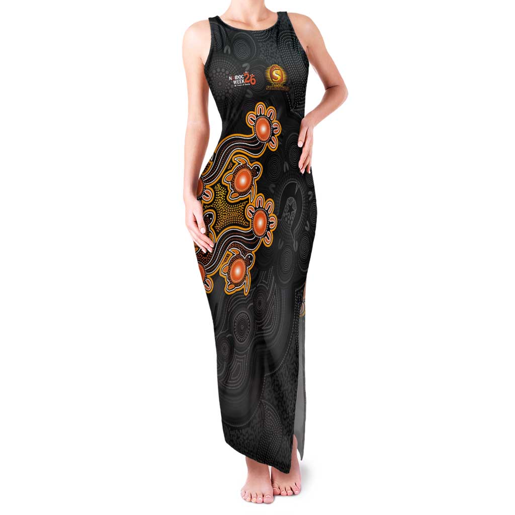 Personalised Perth Scorchers NAIDOC Week 2026 Tank Maxi Dress Sea Turtles Aboriginal Art