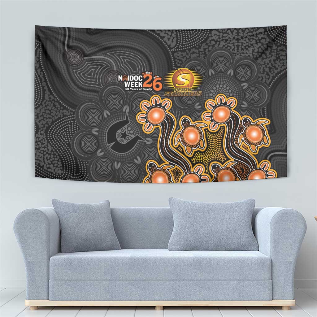 Perth Scorchers NAIDOC Week 2026 Tapestry Sea Turtles Aboriginal Art