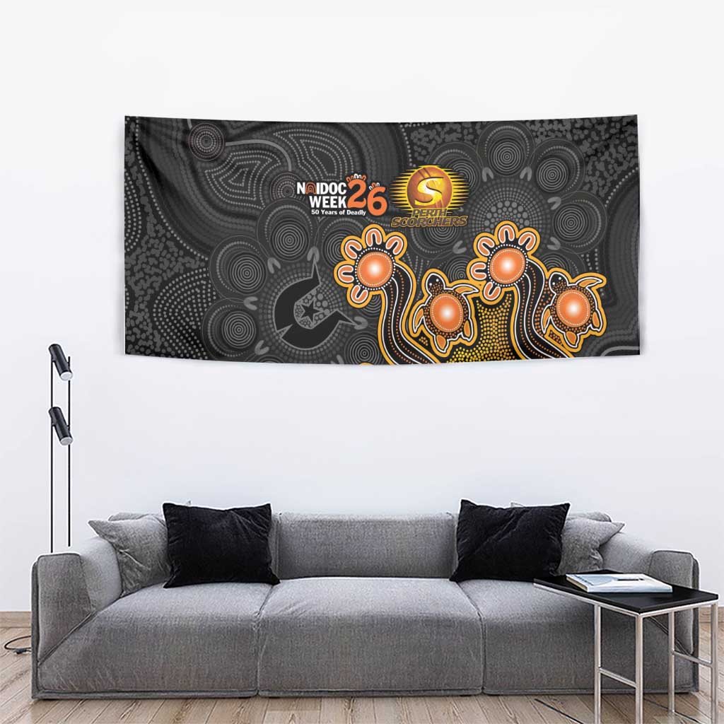 Perth Scorchers NAIDOC Week 2026 Tapestry Sea Turtles Aboriginal Art