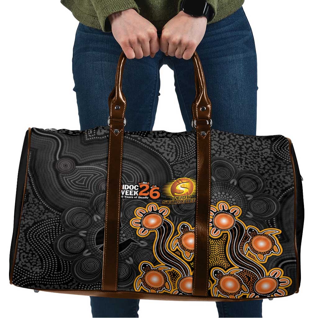 Perth Scorchers NAIDOC Week 2026 Travel Bag Sea Turtles Aboriginal Art