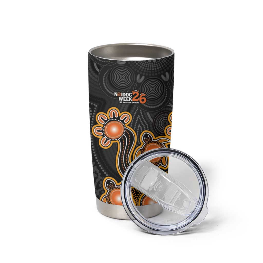 Personalised Perth Scorchers NAIDOC Week 2026 Tumbler Cup Sea Turtles Aboriginal Art