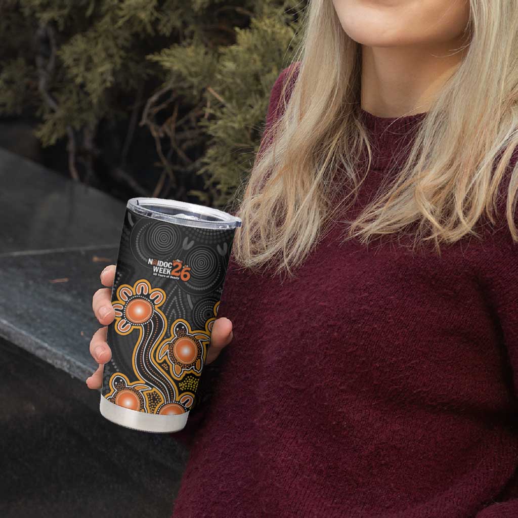 Personalised Perth Scorchers NAIDOC Week 2026 Tumbler Cup Sea Turtles Aboriginal Art