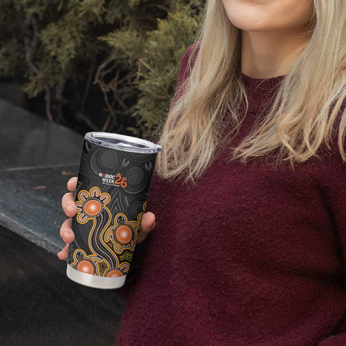 Personalised Perth Scorchers NAIDOC Week 2026 Tumbler Cup Sea Turtles Aboriginal Art