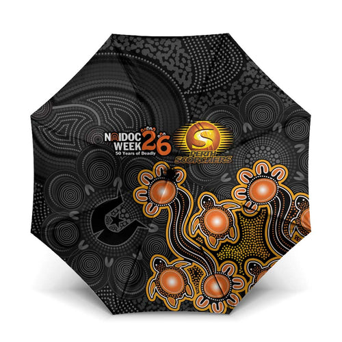 Perth Scorchers NAIDOC Week 2026 Umbrella Sea Turtles Aboriginal Art