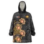 Personalised Perth Scorchers NAIDOC Week 2026 Wearable Blanket Hoodie Sea Turtles Aboriginal Art