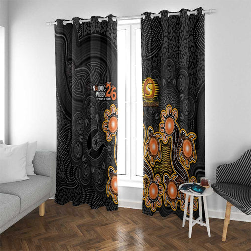 Perth Scorchers NAIDOC Week 2026 Window Curtain Sea Turtles Aboriginal Art