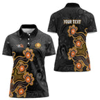 Personalised Perth Scorchers NAIDOC Week 2026 Women Polo Shirt Sea Turtles Aboriginal Art
