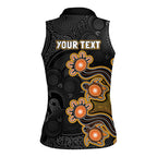 Personalised Perth Scorchers NAIDOC Week 2026 Women Sleeveless Polo Shirt Sea Turtles Aboriginal Art