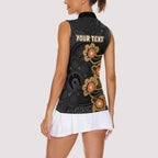 Personalised Perth Scorchers NAIDOC Week 2026 Women Sleeveless Polo Shirt Sea Turtles Aboriginal Art