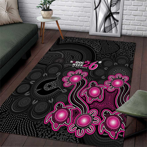 Sydney Sixers NAIDOC Week 2026 Area Rug Sea Turtles Aboriginal Art