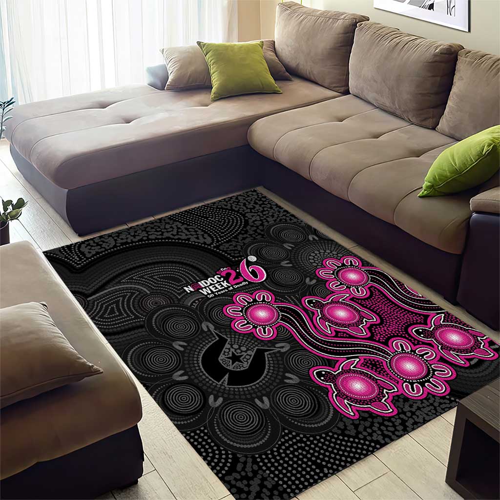 Sydney Sixers NAIDOC Week 2026 Area Rug Sea Turtles Aboriginal Art