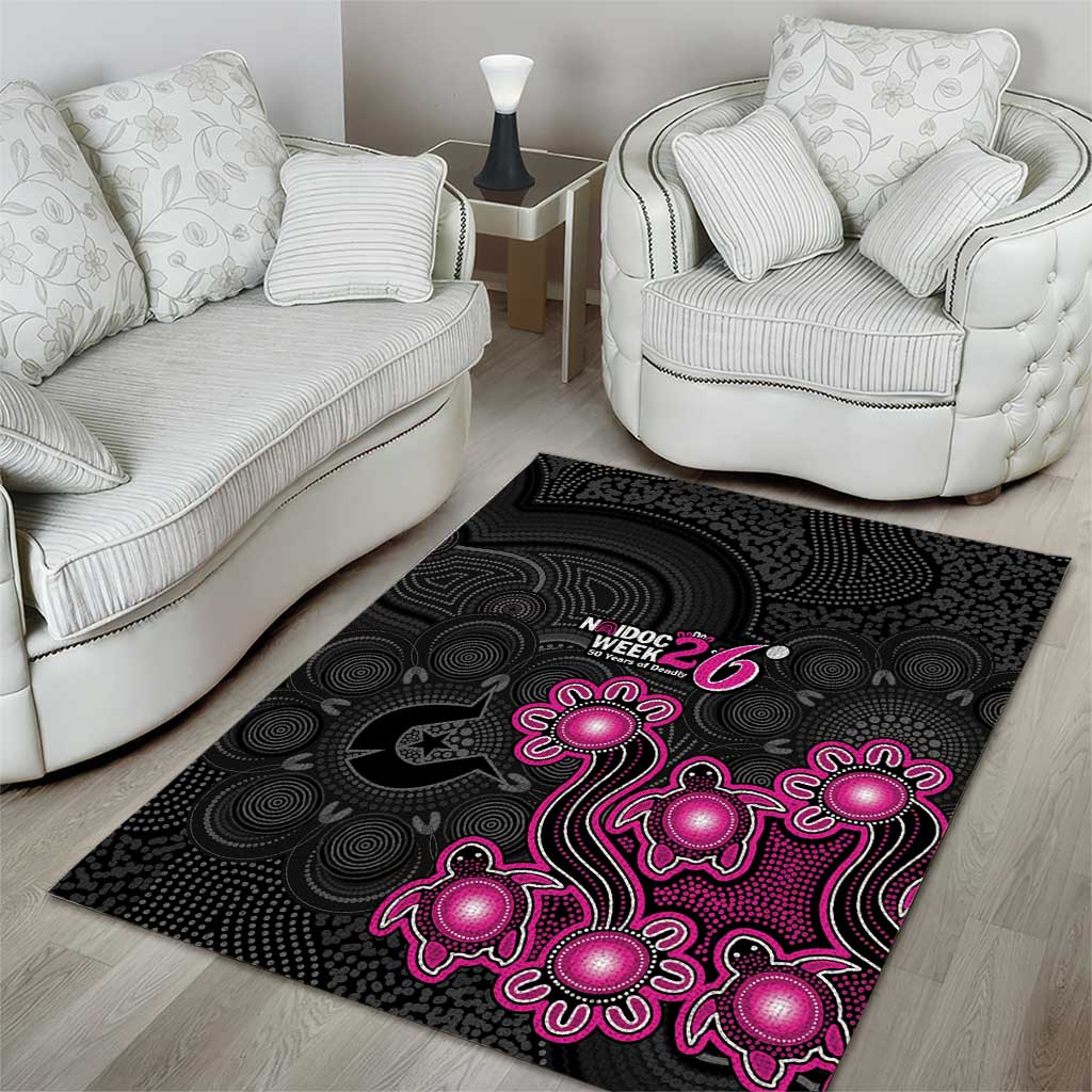Sydney Sixers NAIDOC Week 2026 Area Rug Sea Turtles Aboriginal Art