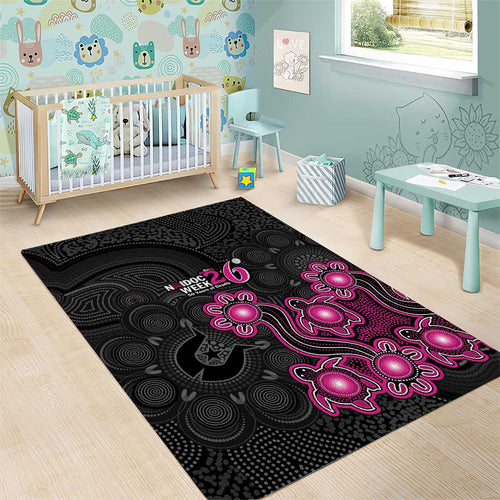 Sydney Sixers NAIDOC Week 2026 Area Rug Sea Turtles Aboriginal Art