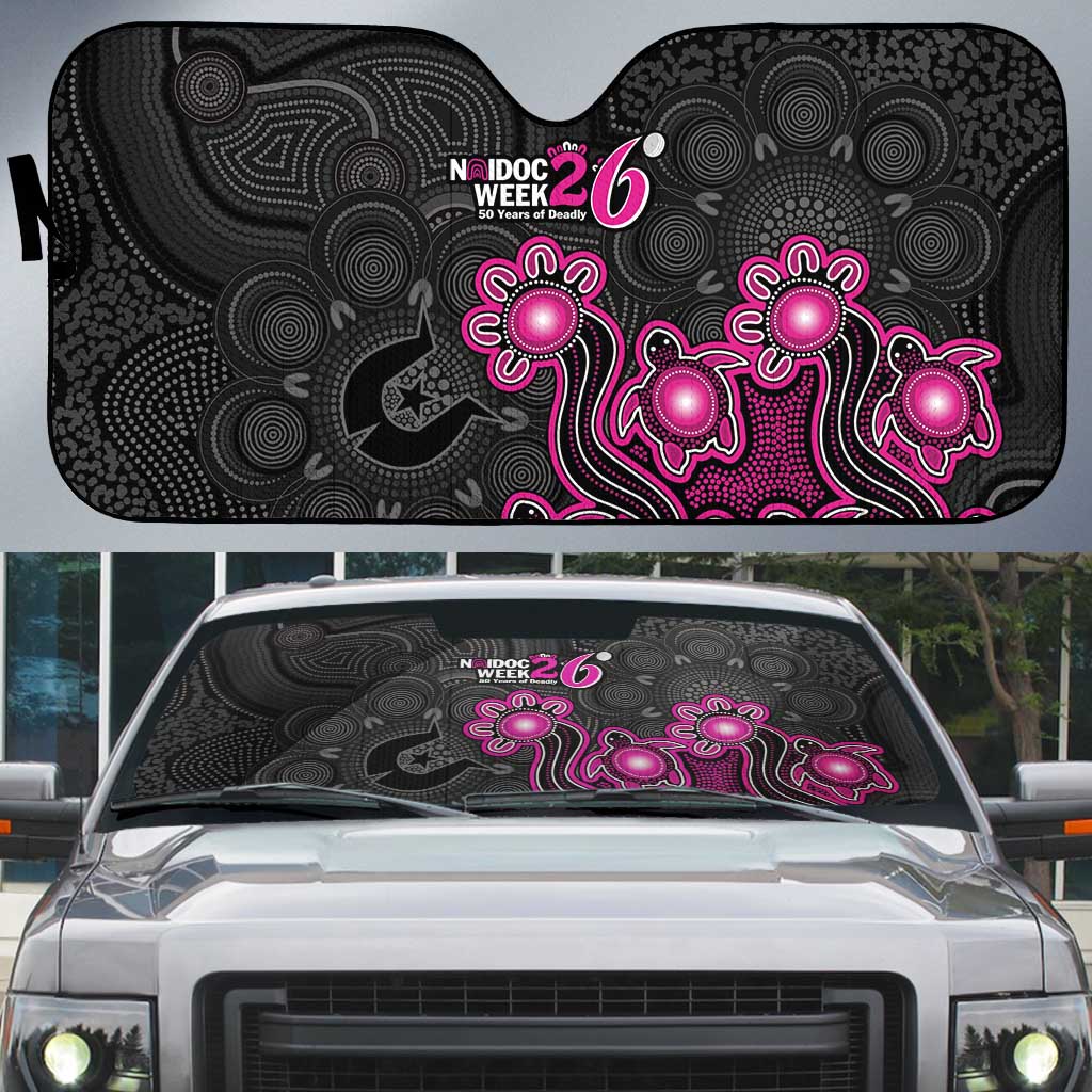 Sydney Sixers NAIDOC Week 2026 Auto Sun Shade Sea Turtles Aboriginal Art
