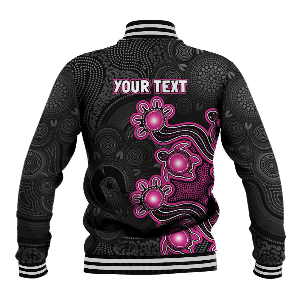 Personalised Sydney Sixers NAIDOC Week 2026 Baseball Jacket Sea Turtles Aboriginal Art