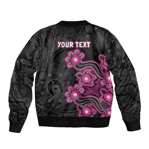 Personalised Sydney Sixers NAIDOC Week 2026 Bomber Jacket Sea Turtles Aboriginal Art