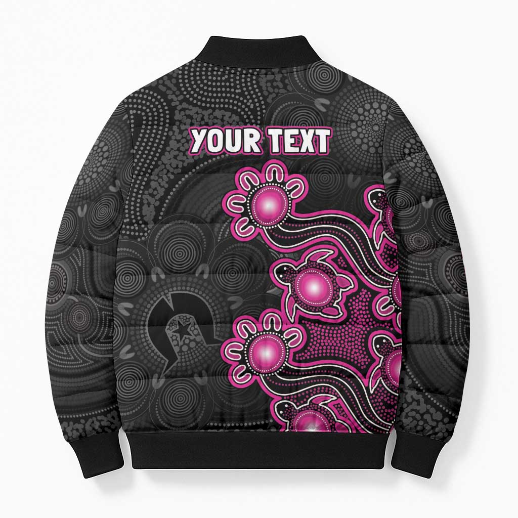 Personalised Sydney Sixers NAIDOC Week 2026 Bomber Puffer Jacket Sea Turtles Aboriginal Art