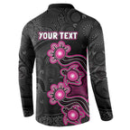 Personalised Sydney Sixers NAIDOC Week 2026 Button Sweatshirt Sea Turtles Aboriginal Art