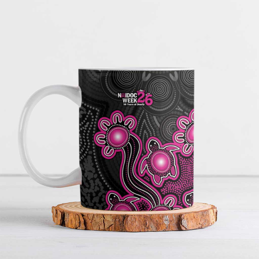 Personalised Sydney Sixers NAIDOC Week 2026 Ceramic Mug Sea Turtles Aboriginal Art