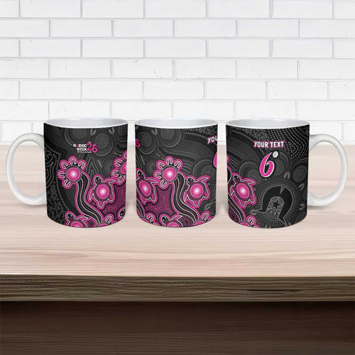 Personalised Sydney Sixers NAIDOC Week 2026 Ceramic Mug Sea Turtles Aboriginal Art