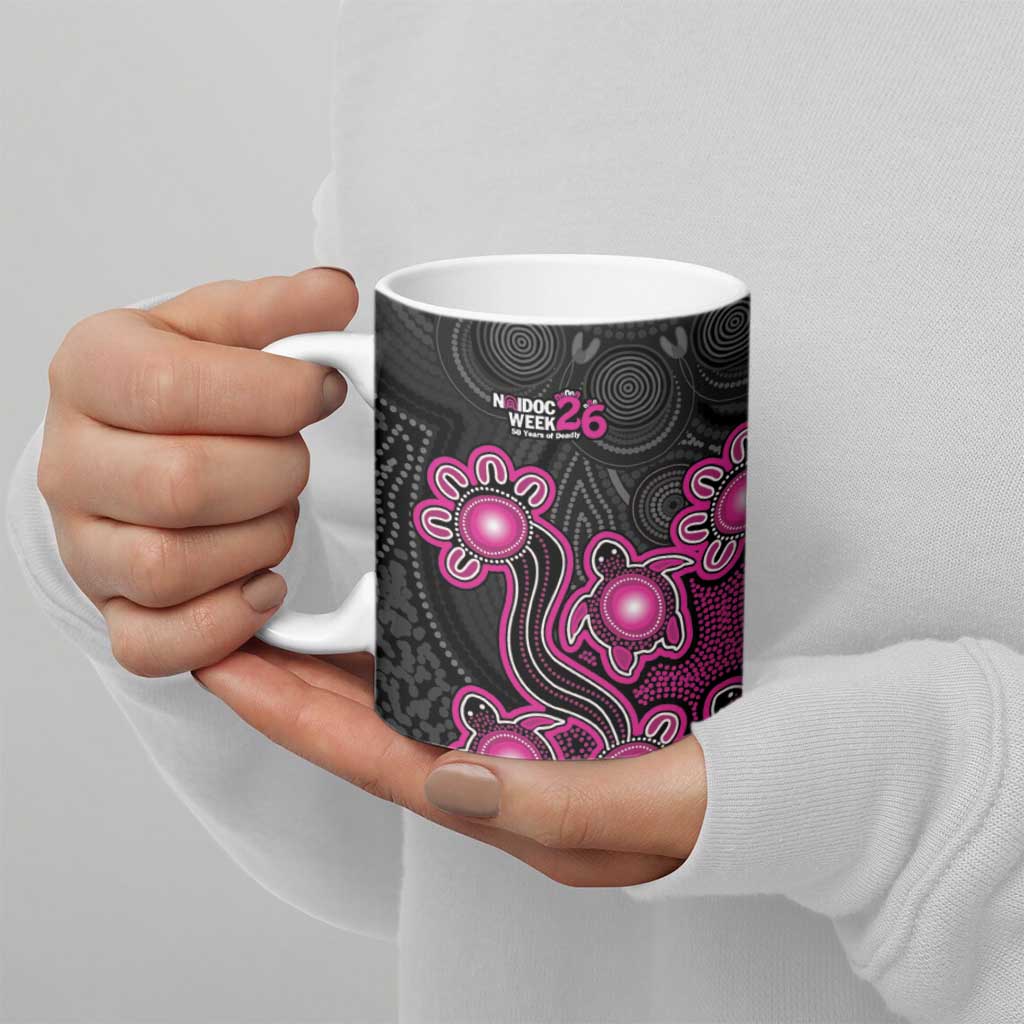 Personalised Sydney Sixers NAIDOC Week 2026 Ceramic Mug Sea Turtles Aboriginal Art