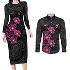 Personalised Sydney Sixers NAIDOC Week 2026 Couples Matching Long Sleeve Bodycon Dress and Long Sleeve Button Shirt Sea Turtles Aboriginal Art