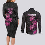 Personalised Sydney Sixers NAIDOC Week 2026 Couples Matching Long Sleeve Bodycon Dress and Long Sleeve Button Shirt Sea Turtles Aboriginal Art