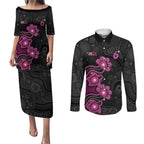 Personalised Sydney Sixers NAIDOC Week 2026 Couples Matching Puletasi and Long Sleeve Button Shirt Sea Turtles Aboriginal Art