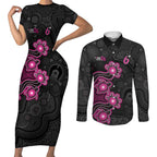 Personalised Sydney Sixers NAIDOC Week 2026 Couples Matching Short Sleeve Bodycon Dress and Long Sleeve Button Shirt Sea Turtles Aboriginal Art